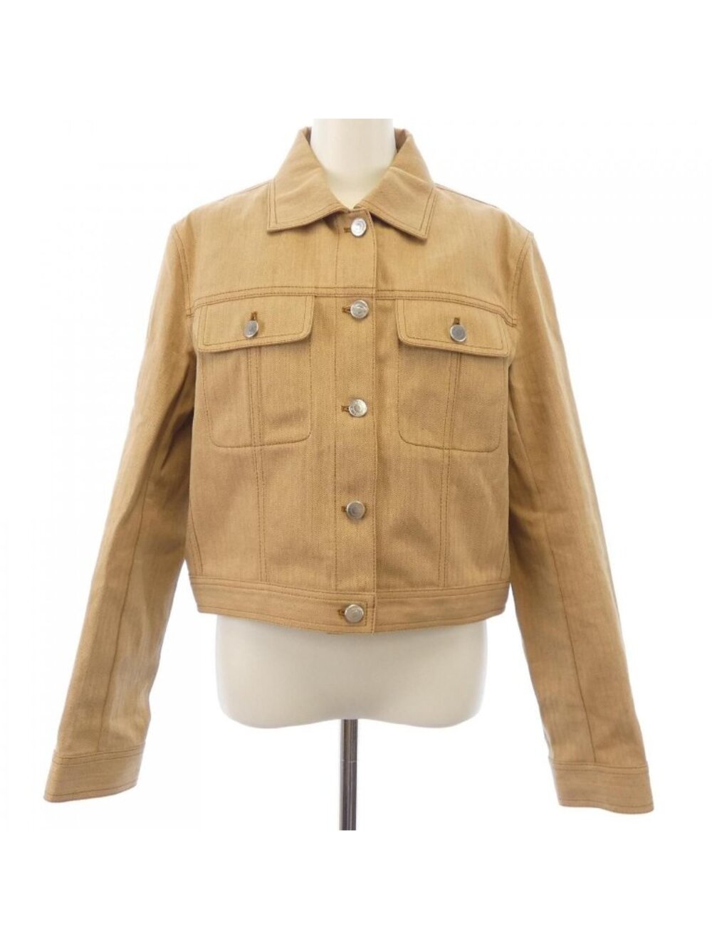 Hermes Herringbone Denim Jacket